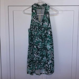 Palm Collar Dress